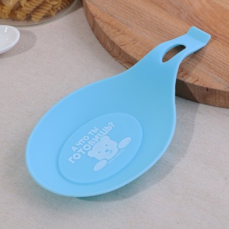 Standing under the spoon “What are you cooking?”, Silicon, 20 x 9 cm-1