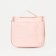 Cosmetic bag, a lightning department, with a handle, with a hook, pink color
