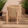 A set of wicker pots, 3 pcs, 29x29x22 cm, col. Dark beige