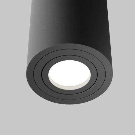Technical C016CL-01B, 1xGU10, 50W, 8.5x8.5x1.5 cm lamp, black color, black-2