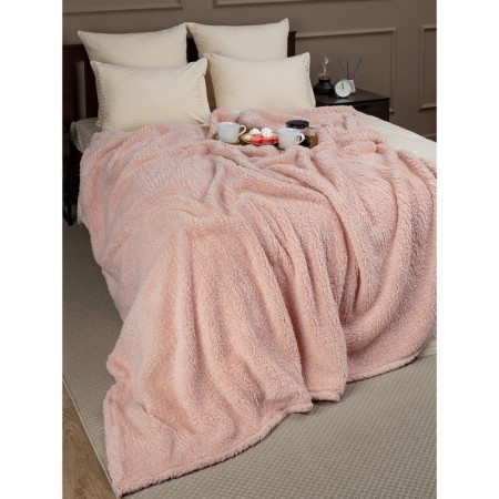 Texrepublic blanket, size 200x220 cm, pink color-7