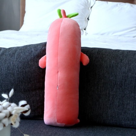 Soft toy-podushka "peach", 65 cm, pink color-1