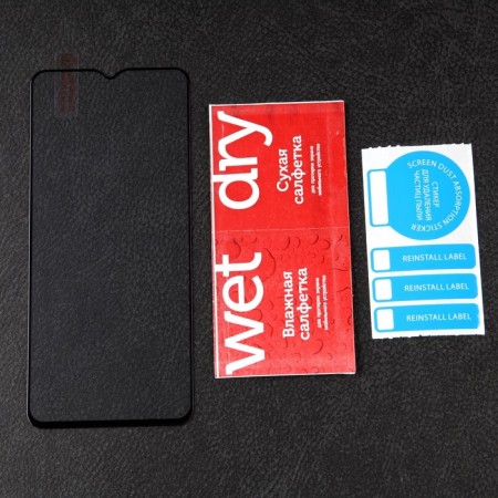 Protective glass Mobility, for Xiaomi Redmi 10a, full glue, black-1