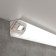 Corner aluminum profile for Elektrostandard LED tape, 2000x16x16 mm, white color