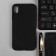 Case for iPhone XR, silicone, matte, black