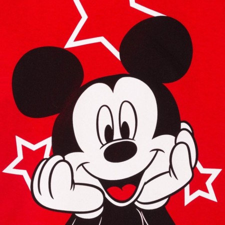 Children's Disney T-shirt "Mickey Mouse", height 110-116 (32), red-4