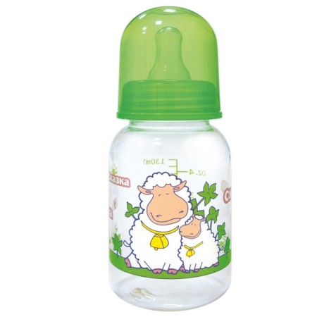 A bottle for feeding "Mom and Baby", 125 ml, Mix color-1
