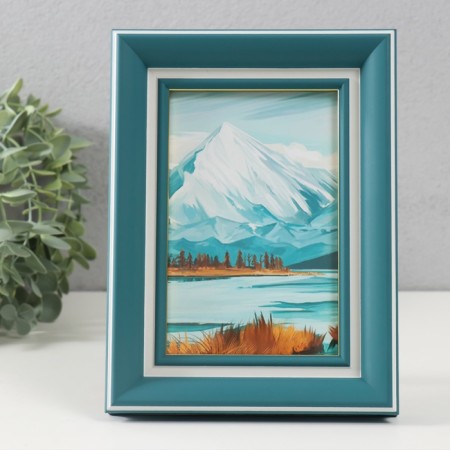 Photo frame plastic 10x15 cm "Amalia" with a white strip 15x20 cm-1
