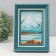 Photo frame plastic 10x15 cm "Amalia" with a white strip 15x20 cm