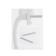 Window pen Alyum., 38 mm, white