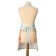 Apron "Ethel" MAKI 70x60 cm cm, 100% HL, mitch 160 g/m2