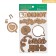Cardboard stickers with foil "My day"