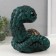 New Year's piggy bank "Snake Gummi" 22 x 16 x 18 cm, emerald