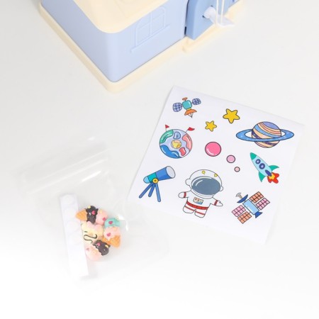 Piggy bank Plastic "House in delicate colors" mix 14x10x13 cm-3