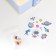 Piggy bank Plastic "House in delicate colors" mix 14x10x13 cm