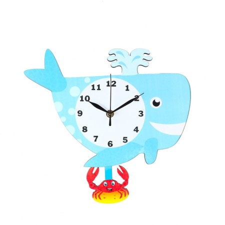 Watch walls, series: children's, "kit", with a pendulum, 30 x 28 cm