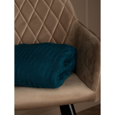 Buenas noches blanket, size 150x200 cm, turquoise color-2