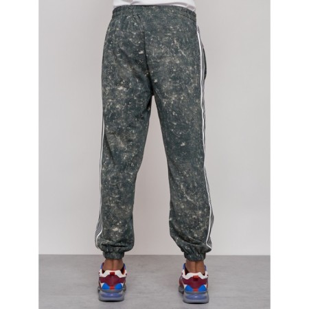 Joggers male, size 48, green color-7