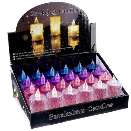 Candle LED "Flame" Big, Mix Colors-5