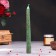Magic candle "Cash" with grass, green, 20cm