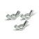 Tundra barashka nut with rounded petals, DIN 315, galvanized, M6, 1 kg