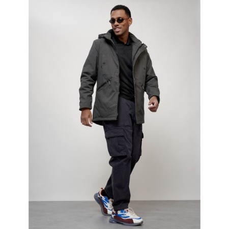 Male park, size 50, dark gray color-1