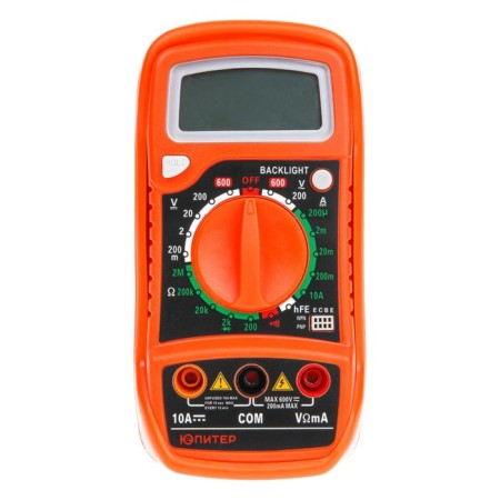 Jupiter multimeter JP9105, call, 0.2-600 V, 0.0002-10 A, 200,000-2 MOM-1