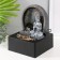 The desktop fountain from the network, backlight "Buddha under the Moon" 18x18x24 cm