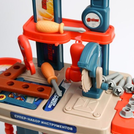 A set of tools, game "Super" in a suitcase with a table, Avengers-2