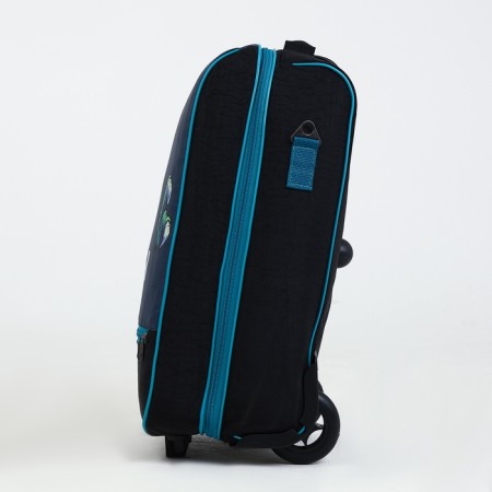 Small suitcase 20 ", on lightning, black/gray color-2