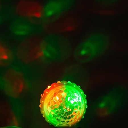 Light device "Double disco-char" 7 cm, glow RGB, 5 V-3