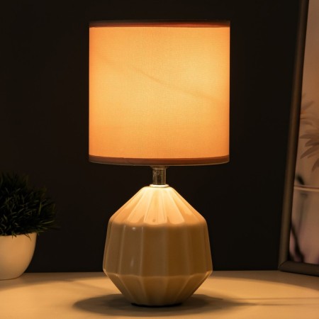 Alade table lamp E14 40W Beige 14x14x28 cm Risalux-1
