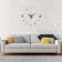 Walls Wall Interior, 3D "Stars", silent, sticker, large, D-40 cm