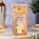 Candle for cake the number "5" color strip, 7 cm