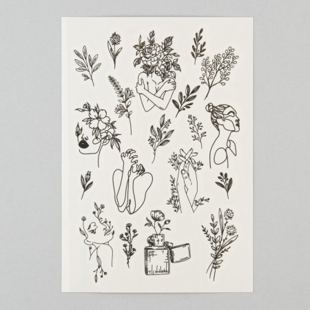 Temporary translated tattoos "Vector", 11 × 16 cm-2