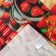 Apron Ethel Red 70x60 cm, 100% cotton, sarzha 190 g/m²