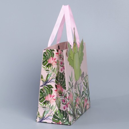 Gift package, packaging, “parrot”, 22 x 22 x 10 cm-1