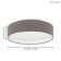 Passteri lamp, 1x12W LED, 3000K, 950LM, Nickel color