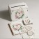 Wedding set "Piones", White, 5pcs, MDF