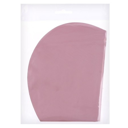 Foil ball 9 "Dusty rose", mini-heart, without a valve, a set of 5 pcs.-1