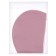 Foil ball 9 "Dusty rose", mini-heart, without a valve, a set of 5 pcs.