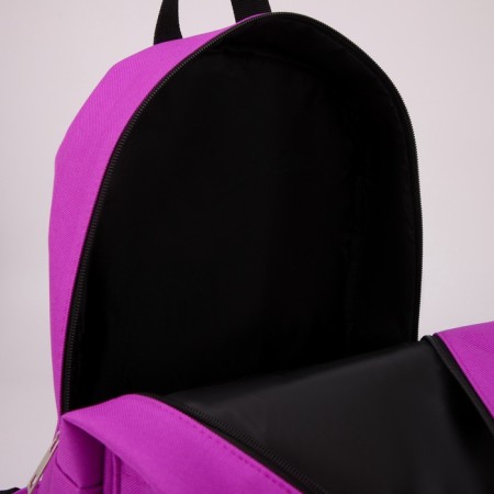 School textile “Cosmos”, 37 x 33 x 13 cm, Velcro, purple school backpack-8