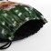 Bag for shoes on the lace, green color