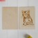 Boards for burning "cat", 2 pcs.