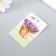 Lavender tag in the basket 4x6 cm