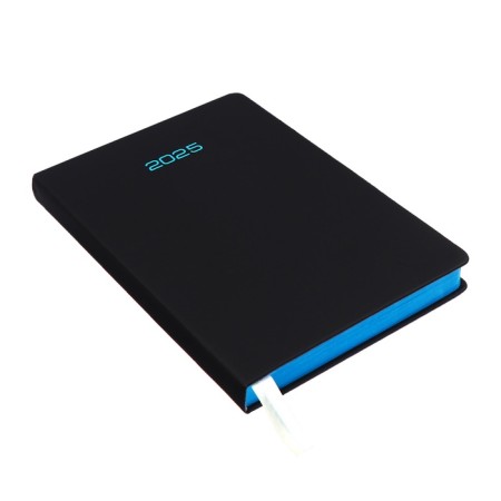 Dated diary 2025, Devente. Flag, A5 168 sheets, Devente. Duo, a hard cover to leatherette with foam rubber, silkography, perforation, liesse, block 70 g/m2-2