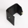 Women's wallet on the button, black color