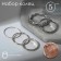 Ring set 5 pieces "perfect fingers" tenderness, color silver