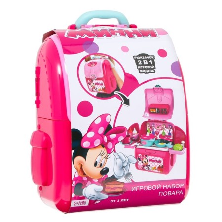 Game set of a cook in a backpack, Minnie Mouse-6