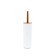 Ersh for the toilet alba, white color/copper